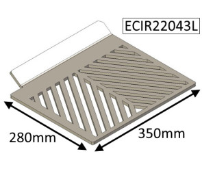 ECIR22043L / ECIR22043R Parkray Grate SET  |  Aspect 80B